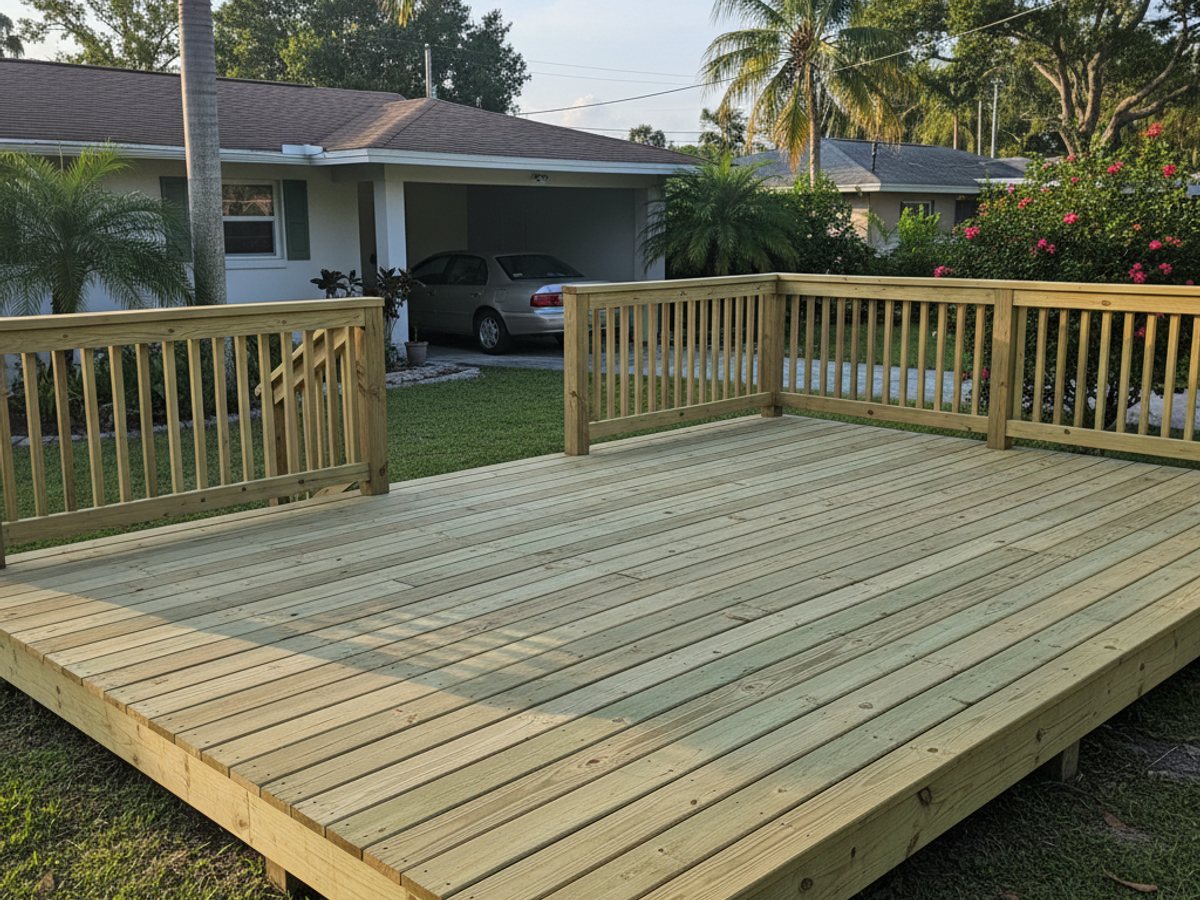 Deck Resurfacing & Board Replacement completed by Neighborly Deck Co in Haines City, FL