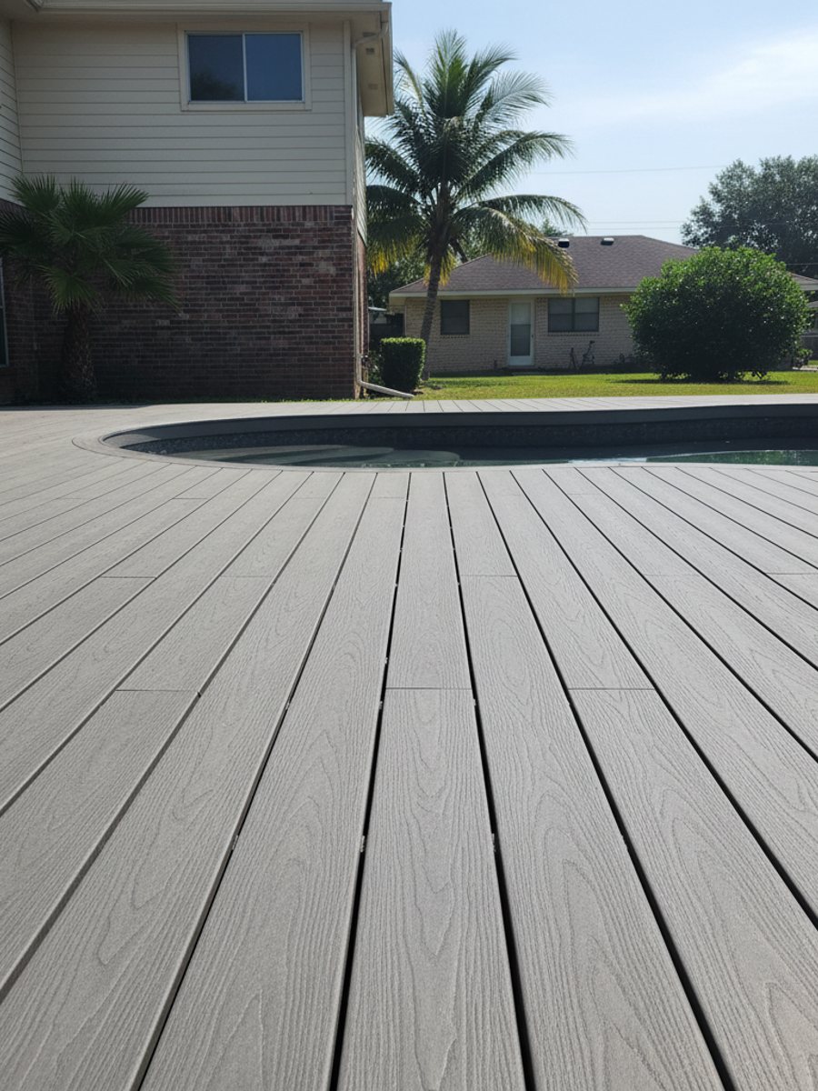Composite Decking Installation completed by Neighborly Deck Co in Lakeland, FL
